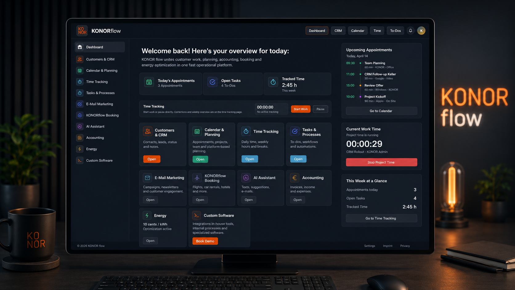 KONORflow Dashboard
